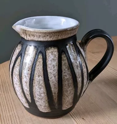 Buy Vintage Irish Studio Pottery Stephen Pearce SP Black Beige Jug Pitcher Redware  • 25£