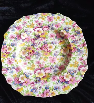 Buy James Kent Du Barry China, Floral Sandwich Plate 24.5.cm In Diameter • 9.49£