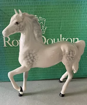 Buy ROYAL DOULTON HORSE PONY PRANCING ARAB MODEL No. DA 49 DAPPLE GREY GLOSS PERFECT • 65£