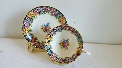 Buy Beautiful Rare Paragon By Appointment To Her Majesty Floral Tea Cup And Saucer  • 46.59£