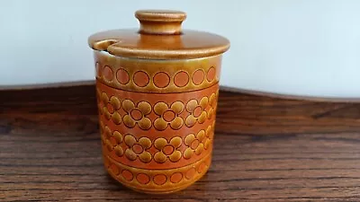 Buy Vintage 1970s Hornsea Pottery Saffron Lidded Preserve Pot • 8£
