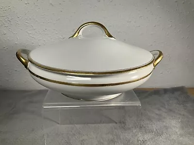 Buy Vintage Noritake Nippon Waverly Gold White Vegetable Side Covered Serving Dish • 27.95£