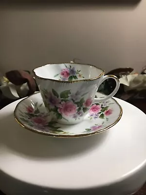 Buy Queen’s China Cup & Saucer Set “English Charm” Staffordshire VTG Retired • 27.07£