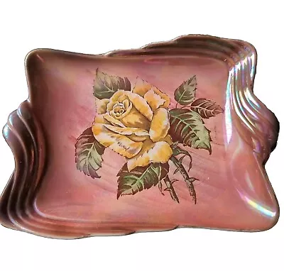 Buy Royal Winton Grimwades Iridescent  Rose  Peach Dish/plate • 0.99£