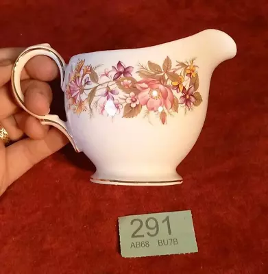 Buy Colclough Bone China Milk Jug Pink Flowers • 2.99£