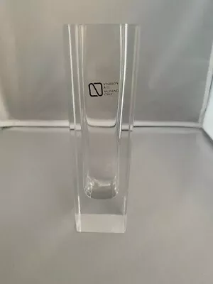Buy V. Nason  Murano Italian Clear Art Glass Vase W/Label No Chips Or Cracks • 13.49£