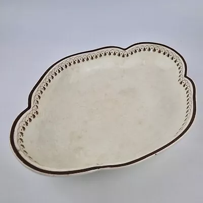 Buy Antique 19thC Wedgwood Creamware Serving Bowl 28.7cm #4 • 95£