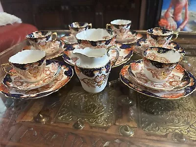 Buy Antique Aynsley Imari Style English Bone China Tea Cup & Saucer Set 1891 • 350£
