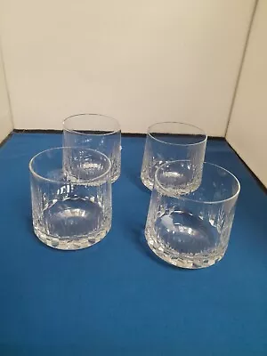 Buy 4 X Crystal Cut Whisky Glass Tumblers. • 16£
