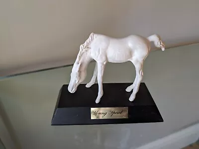 Buy Beswick Young Spirit Horse - White. 4  Tall. • 20£