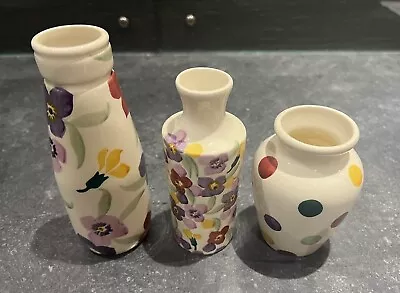 Buy Emma Bridgewater Wallflower Set Of 3 Vases, Excellent Condition, Discontinued! • 3.20£