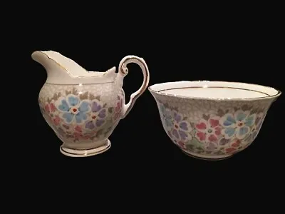 Buy Vintage Art Deco Era Tuscan China Cream Jug & Sugar Bowl • 8.95£