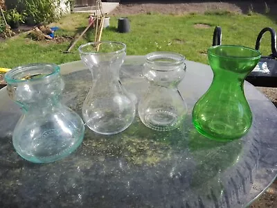 Buy Hyacinth Glass Vases, Vintage Unusual • 12.45£