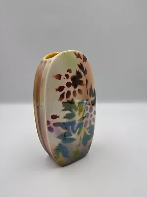 Buy Rare Sylvac 1930s Irredescent Opelle Lustre Copper Leaf Mantle Vase Flower Vtg • 54.98£
