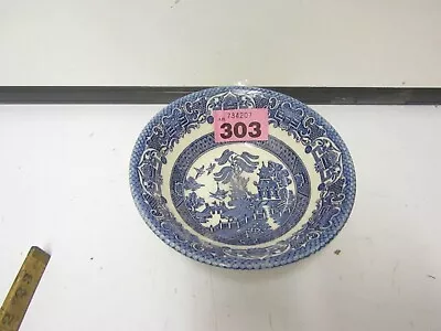 Buy Unbranded  China Vintage Blue Willow Pattern Cereal / Soup Bowl (303)(Q) • 4.99£