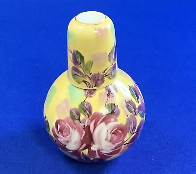 Buy Vintage Limoges Tumble Up Yellow W/Hand Painted Roses. • 58.82£