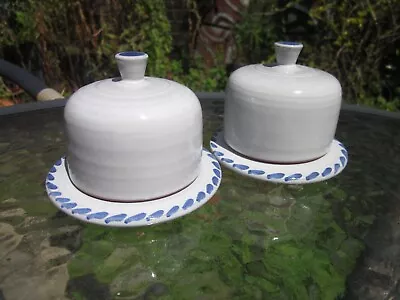 Buy Pair Of Rye Pottery Individual Butter Dishes • 10.99£