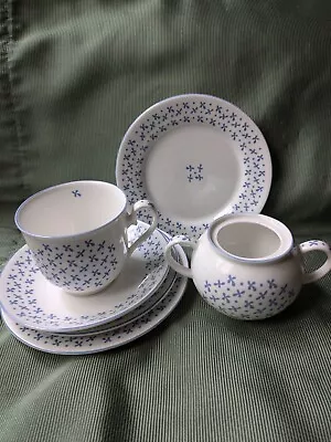 Buy Nina Campbell Staffordshire China 2 Tea Plates 2 Saucers 1 Cup Sugar Bowl No Lid • 13.99£