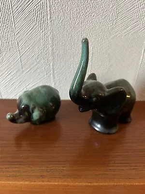 Buy Blue Mountain Pottery Parent And Baby Elephant • 4.99£