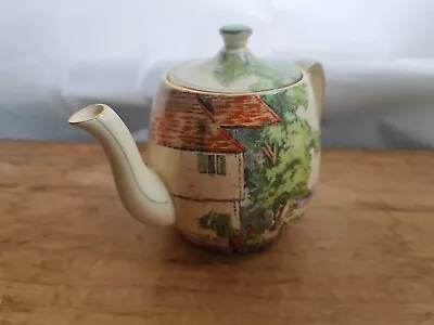 Buy ROYAL WINTON GRIMWADES COUNTESS Teapot Very Rare Cottage River Scene With Boat ~ • 110£