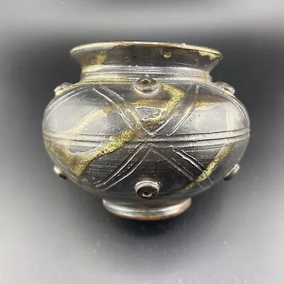 Buy Lovely Raku Studio Pottery Vase Harray Potter Orkney • 18£