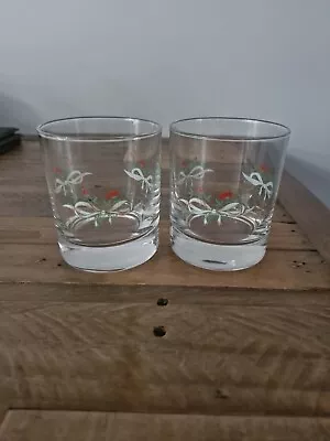 Buy 2 X Vintage Eternal Beau Heavy Base Whiskey Tumblers Glasses New Old Stock Bow • 12.99£