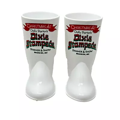 Buy Dolly Partons (Set Of 2) Christmas Dixie Stampede Dinner Boot Mug Collector Cups • 12.11£