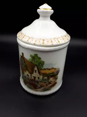 Buy Fenton China Company Bone China Sugar Pot With Lid Country Cottage Design • 9.99£