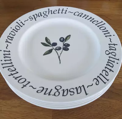 Buy Creative Tableware Italian  Large Dinner Plates X 4, 10.5” • 29.95£