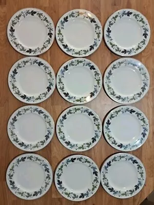 Buy 12 X Royal Doulton Burgundy 6.5 Inch Side Plates - Great Condition  • 14.50£