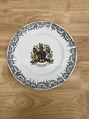 Buy Vintage Queen Elizabeth II Silver Jubilee Display Plate By Maddock England • 0.99£