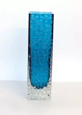 Buy Large Whitefriars Geoffrey Baxter Kingfisher Blue Nailhead Vase, Pattern 98o8 8  • 49.99£