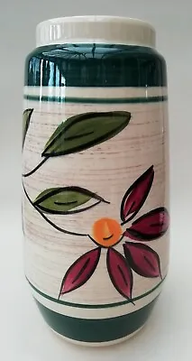Buy Bay Keramik West German Vase Hand Painted Floral Pattern 635-25 Vintage • 27.99£