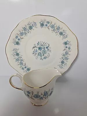 Buy Colclough Cake Plate And Milk Jug. Braganza • 7.99£