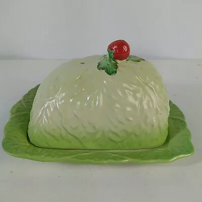 Buy Arthur Wood Vintage Butter Cheese Dish Lettuce Tomato Retro Kitsch • 14.99£