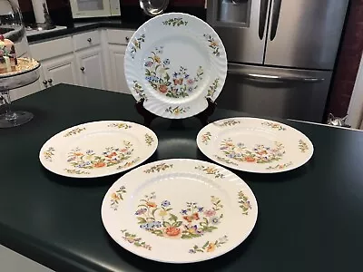 Buy Aynsley Cottage Garden Dinner Plates 10.5  Diameter Bone China Set Of 4 England • 41.89£