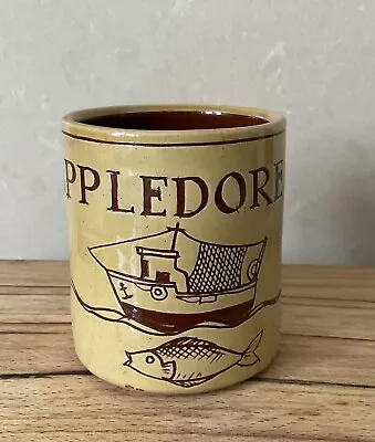 Buy Bideford Pottery Devon.Yellow Glaze  Appledore” Mug. 9cm. • 9.50£