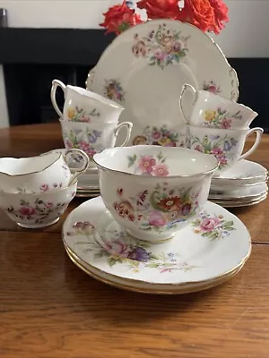 Buy Mix Queen Anne Old Country Spray Bone China Tea Cups Saucers Plates Coalport Too • 22.99£
