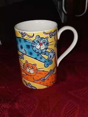 Buy Dunoon ~ Jane Brookshaw ~ Crazy Cats ~ Mice ~ Mug • 12.99£