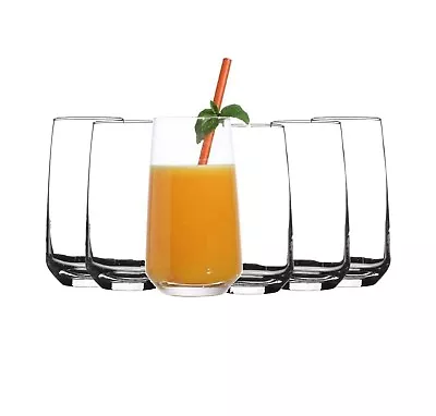 Buy 6 X LAV Highball Glasses Water Juice Drinking Tumbler Hi Ball Glassware Set • 12.99£