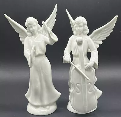 Buy 2 Vintage Mint Dresden Musical Angels 1 Playing Cymbals & 1 A Viola 5.5  • 26.09£