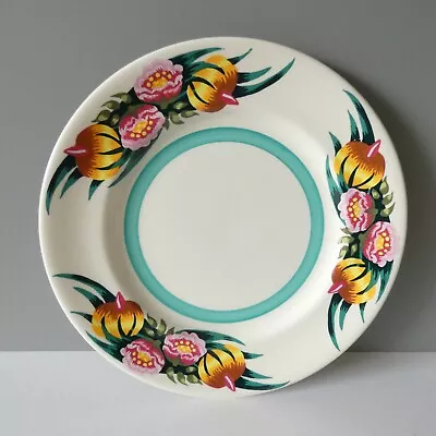 Buy Rare Vintage 1960's Portmeirion Tiger Lily Plate Greys Pottery Folk Art Floral • 39.99£