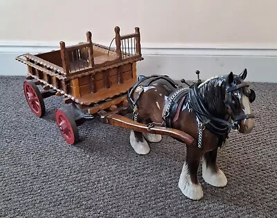 Buy Vintage China Beswick Horse And American Farmers Wagon Cart • 110£