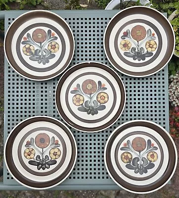 Buy 5x Denby / Langley Pottery Mayflower Pattern 6 3/4  Tea / Side Plates • 15£