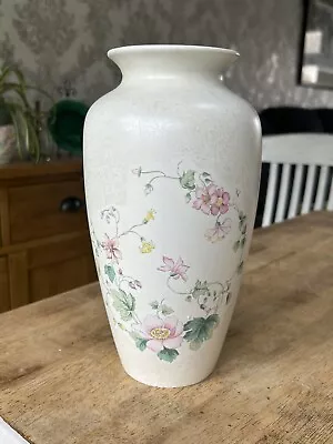 Buy Poole Pottery Large Lustre Ware Vase 26cm Tall Pink And Yellow Floral Pattern • 15£