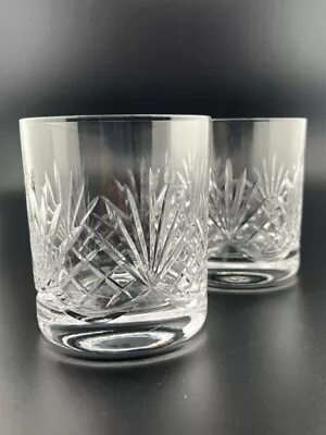 Buy Vintage Edinburgh Crystal Large Whisky Glasses X 2 • 19.50£