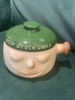 Buy Vintage 1950s Sylvac Beef Stock Cubes Face Pot No. 4906 Signed • 19.99£
