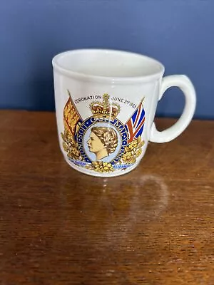 Buy Coronation Mug HM Queen Elizabeth II Ceramic June 2nd 1953 British Pottery • 1£