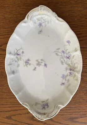 Buy Antique Limoges Bassett China #5186 Serving Platter 7.25” X 10.5” (Lot #1 Of 2) • 25.20£