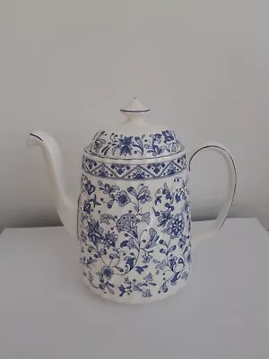 Buy Minton  Shalimar Coffee Pot  Bone China  Blue And White - 2.5pint Capacity • 24.99£